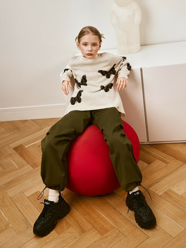 Брюки детские для девочек Dominico_pn