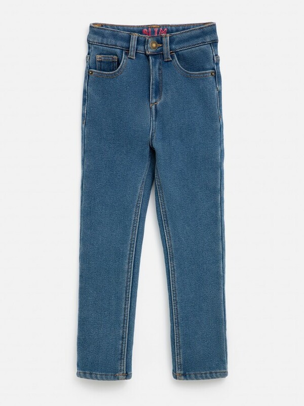 Брюки джинсовые (утепленные) детские для девочек Newt