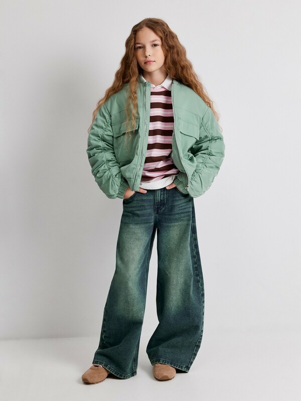 Брюки джинсовые детские для девочек Kalmia