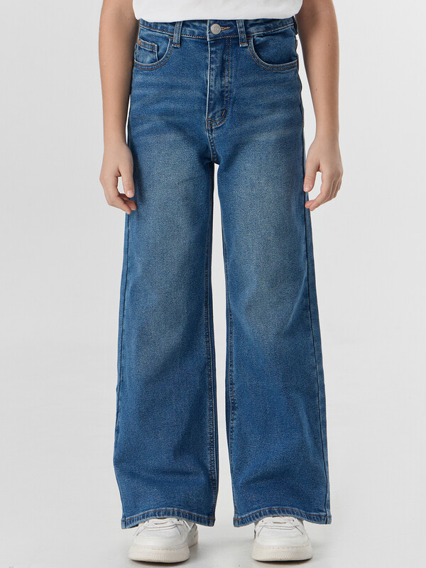 БРЮКИ ДЖИНСОВЫЕ ДЛЯ ДЕВОЧЕК (осенне-зимний ассортимент) 2025-2DTG502w-2