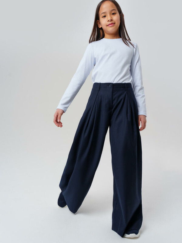 Брюки текстильные для девочек