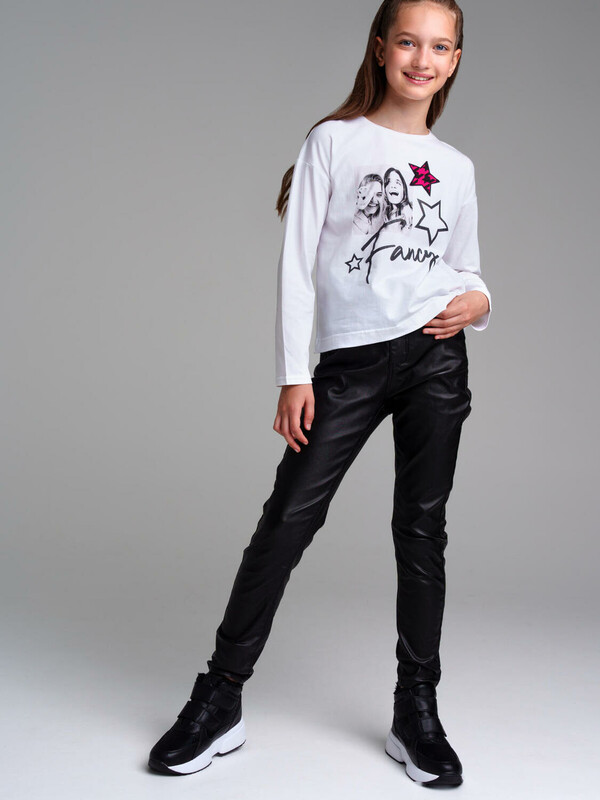 Брюки текстильные для девочек