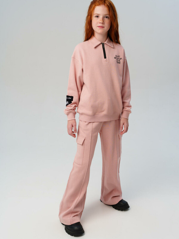 Брюки трикотажные для девочек