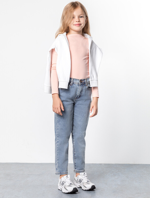 Джинсы mom-fit из эластичного хлопка