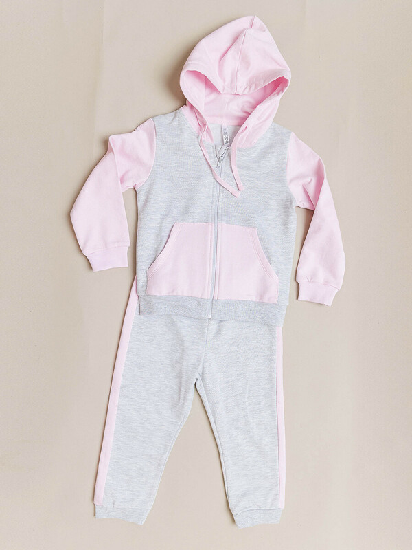 Толстовка на молнии для девочки (033_ЛН25)