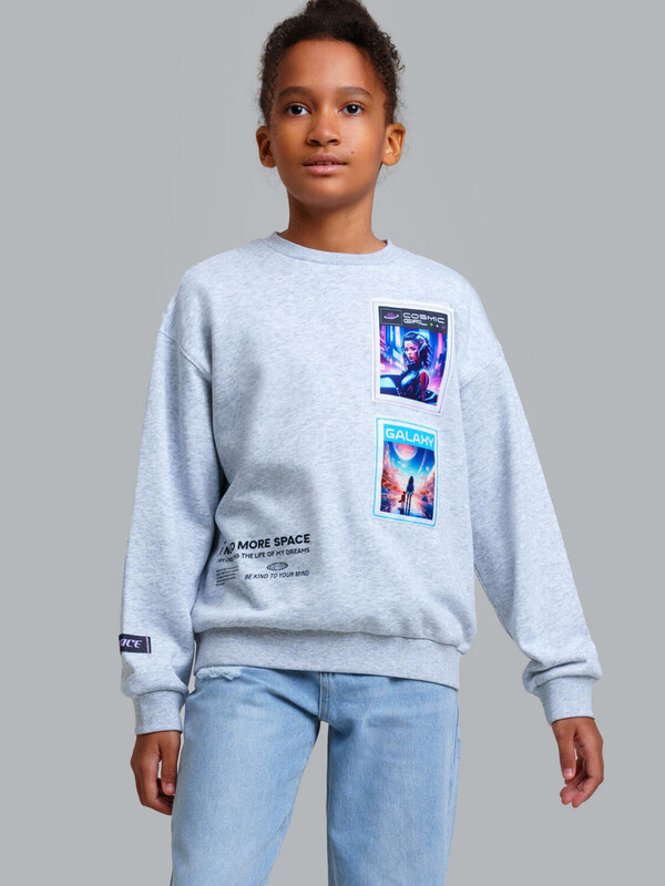 Толстовка трикотажная для девочек