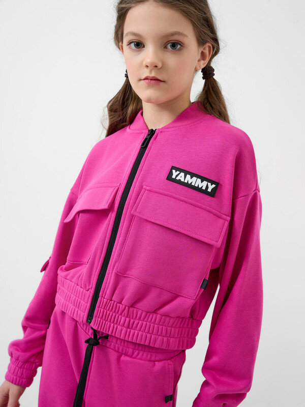 Толстовка трикотажная для девочек