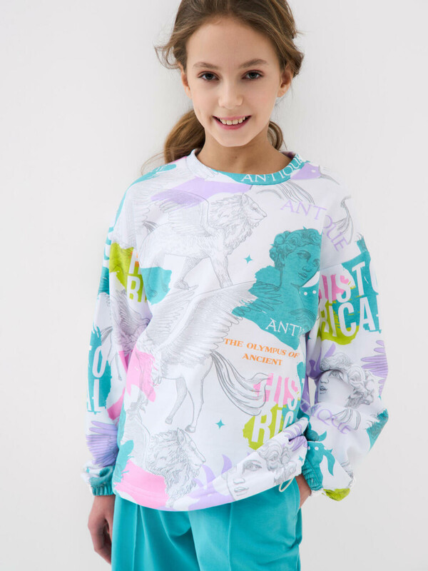 Толстовка трикотажная для девочек