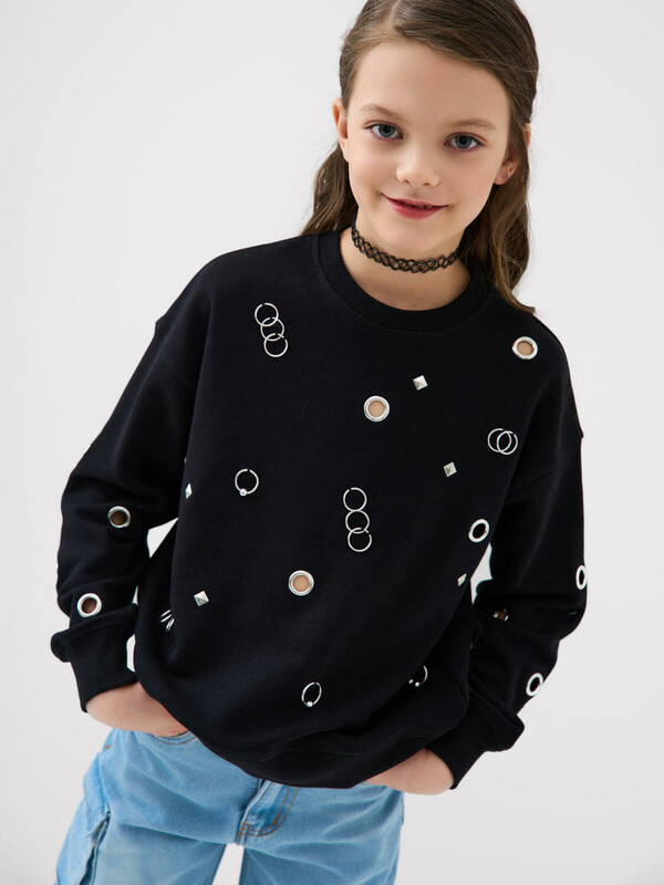 Толстовка трикотажная для девочек