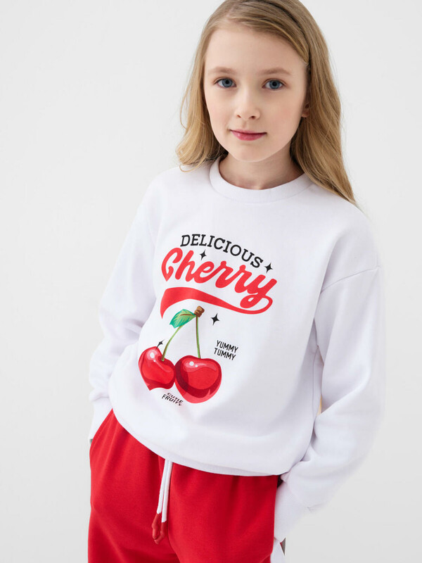 Толстовка трикотажная для девочек