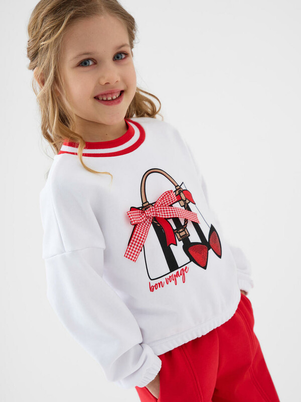 Толстовка трикотажная для девочек