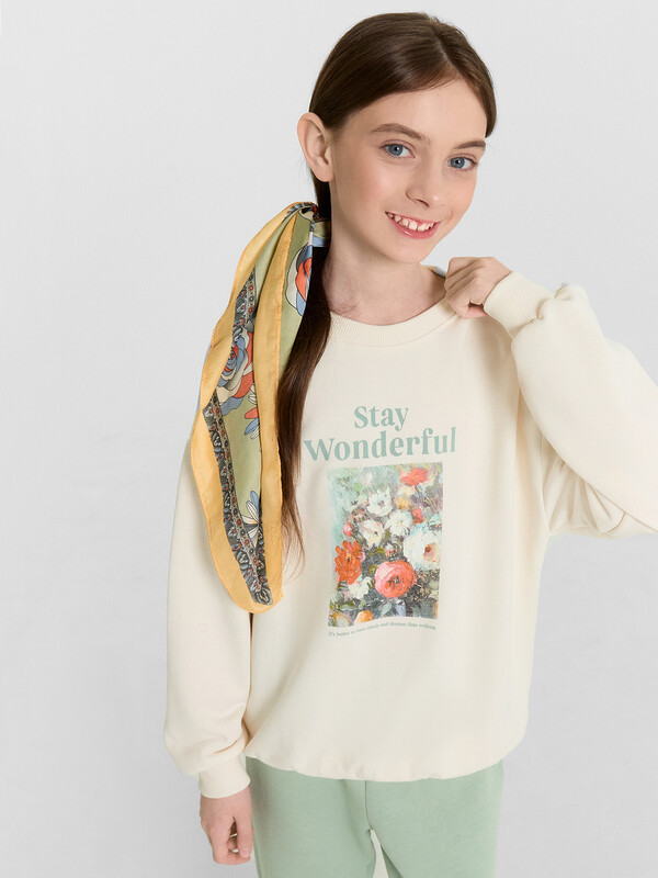 СВИТШОТ ДЛЯ ДЕВОЧЕК 127958