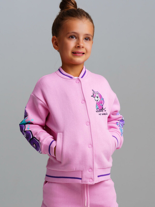 Толстовка трикотажная для девочек