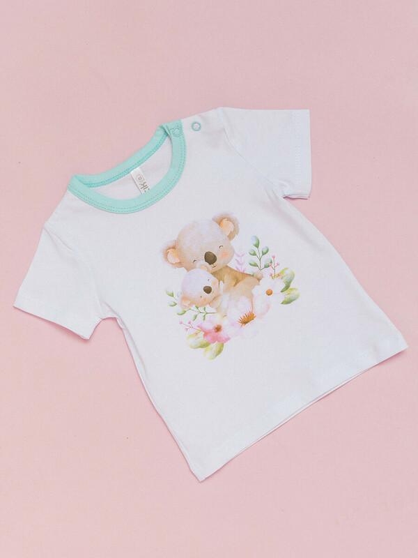 Футболка с коротким рукавом для девочки (003_ЛН25)