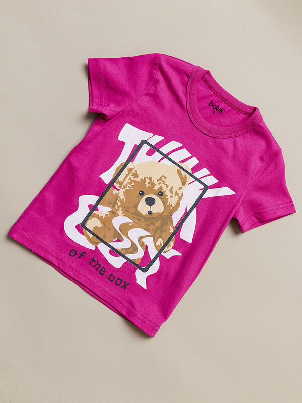 Футболка с коротким рукавом для девочки (016_БК24)