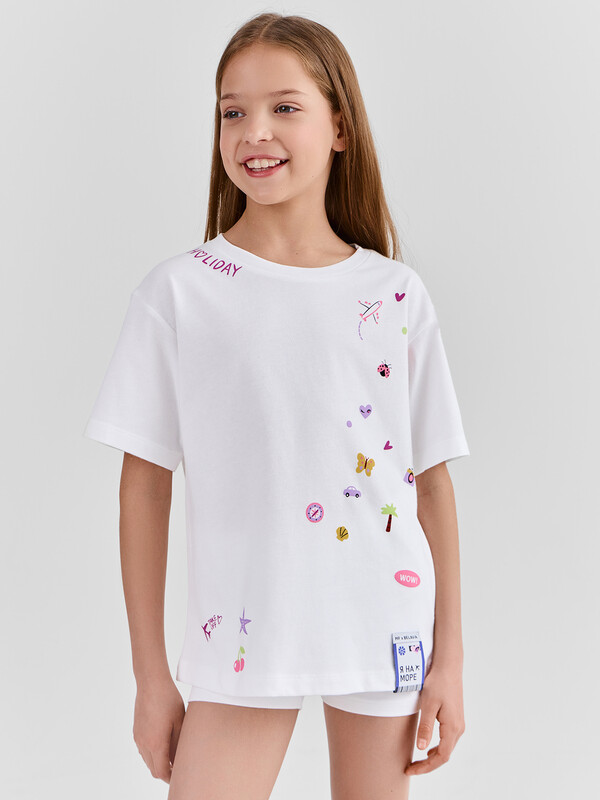 ФУТБОЛКА ДЛЯ ДЕВОЧЕК 117915