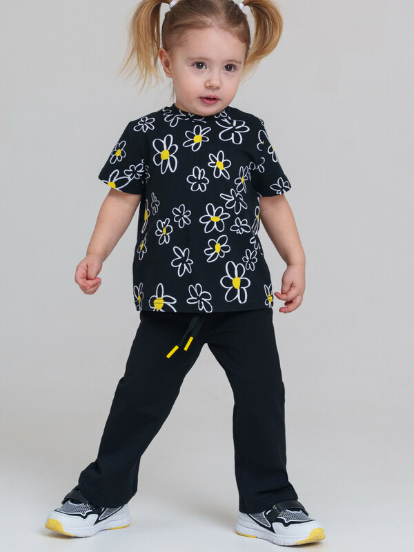 Фуфайка детская трикотажная для девочек (футболка)