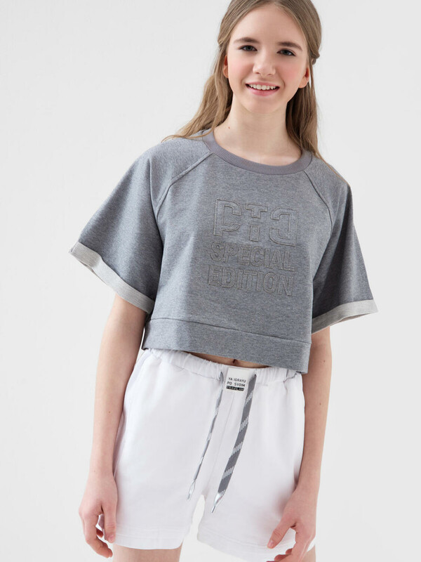 Джемпер трикотажный для девочек (футболка)