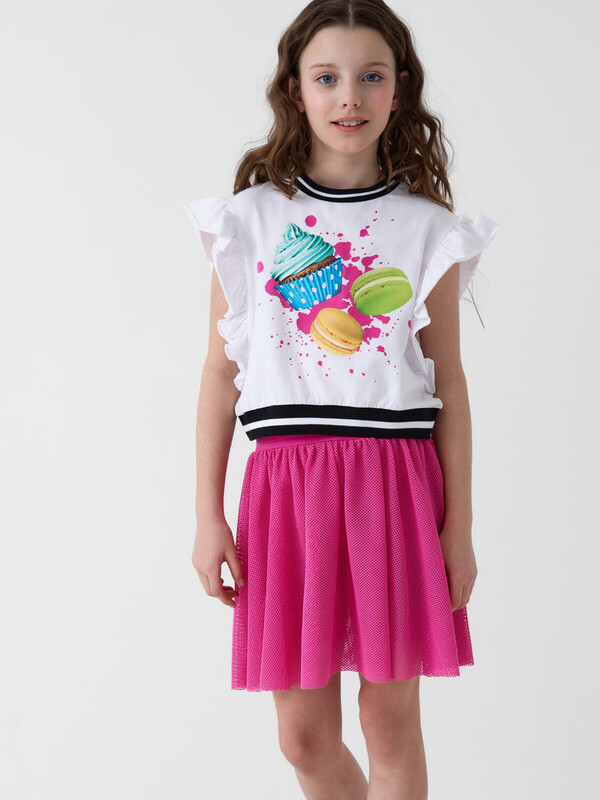 Джемпер трикотажный для девочек (футболка)