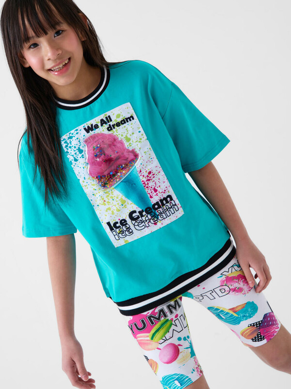 Джемпер трикотажный для девочек (футболка)