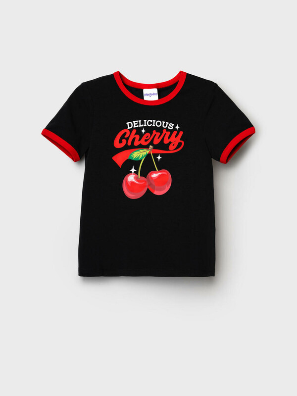 Фуфайка трикотажная для девочек (футболка)