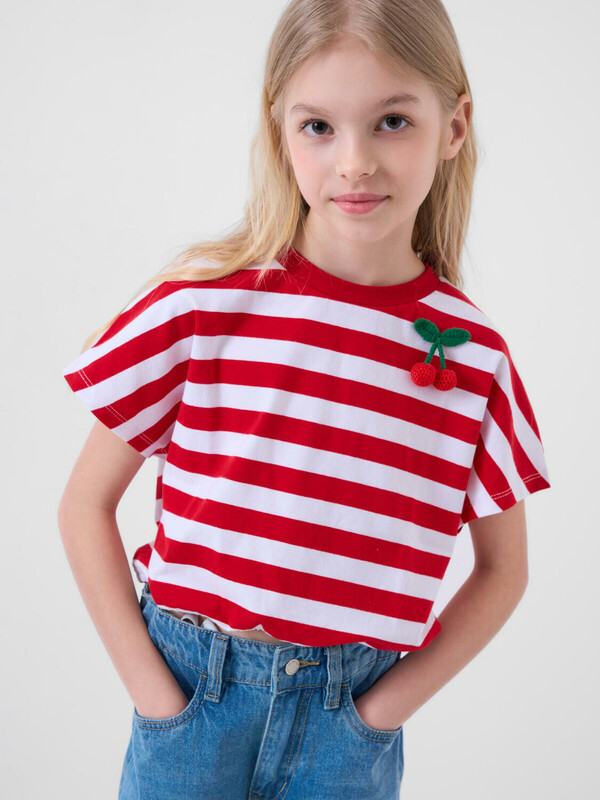 Джемпер трикотажный для девочек (футболка)