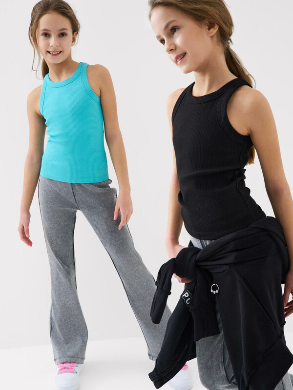 Майка трикотажная для девочек, 2 шт в комплекте