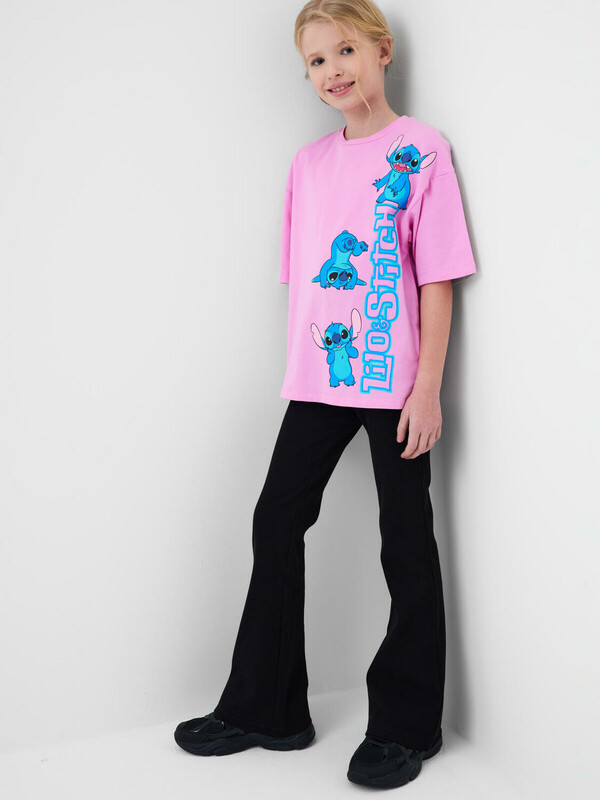 Фуфайка трикотажная для девочек (футболка)