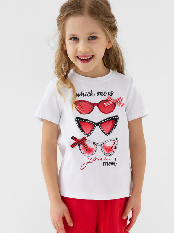 Джемпер трикотажный для девочек (футболка)