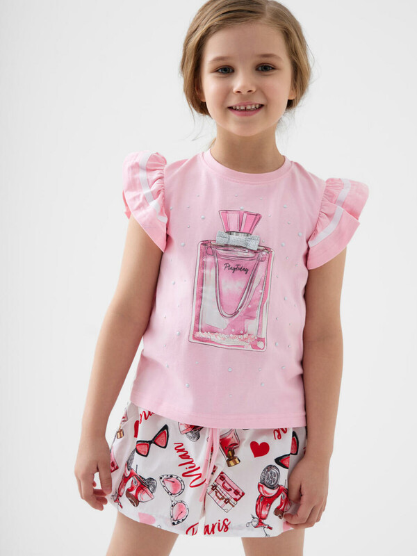 Джемпер трикотажный для девочек (футболка)