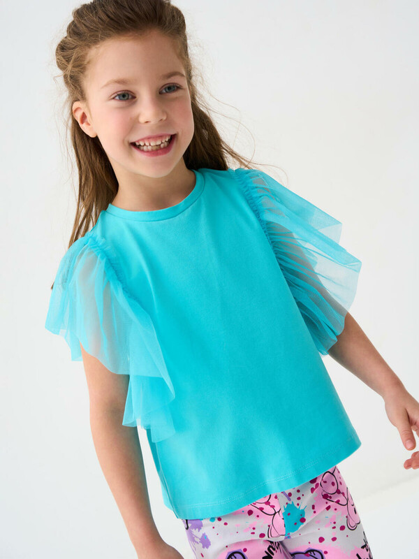 Джемпер трикотажный для девочек (футболка)