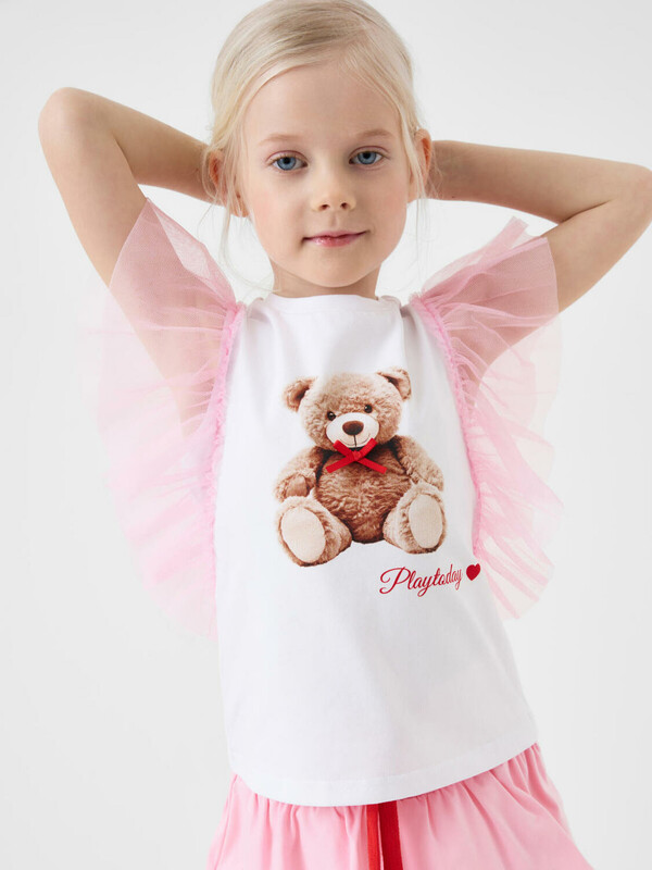 Джемпер трикотажный для девочек (футболка)