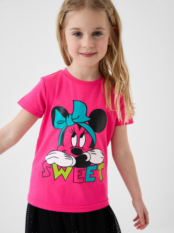 Фуфайка трикотажная для девочек (футболка)