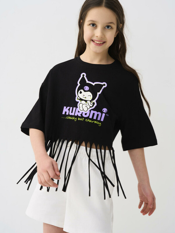 Джемпер трикотажный для девочек (футболка)