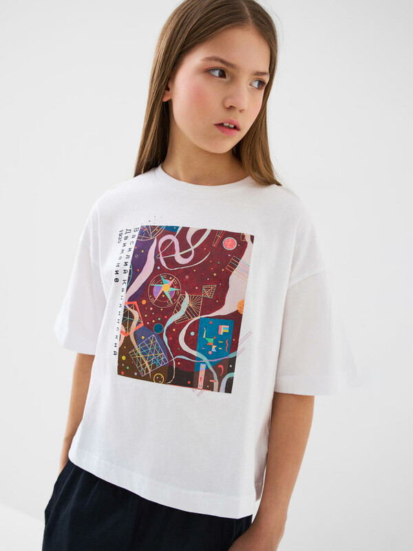 Джемпер трикотажный для девочек (футболка)