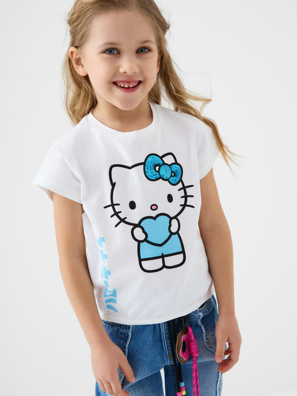 Джемпер трикотажный для девочек (футболка)