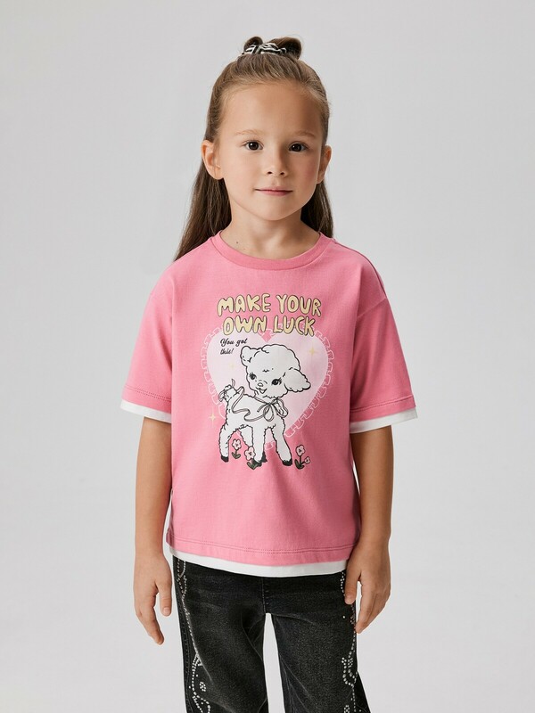 Футболка детская для девочек Lukerya