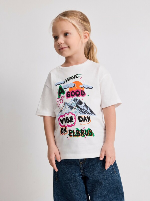 Футболка детская для девочек Soroka