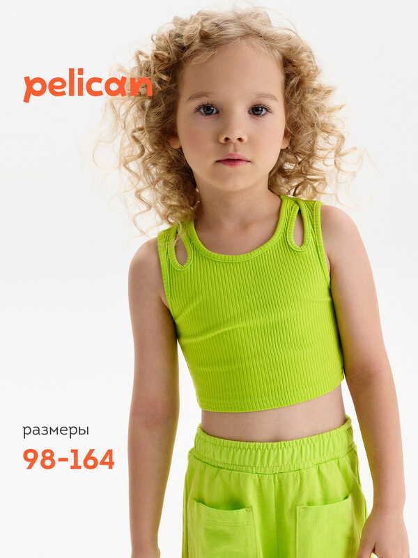Майка (модель "топ") для девочек