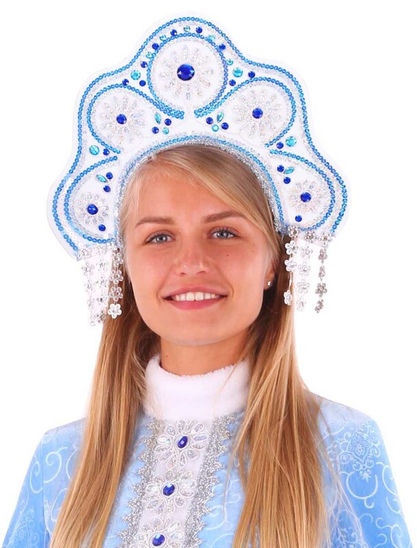 3022 к-21 Кокошник "Снегурочка Лиза"