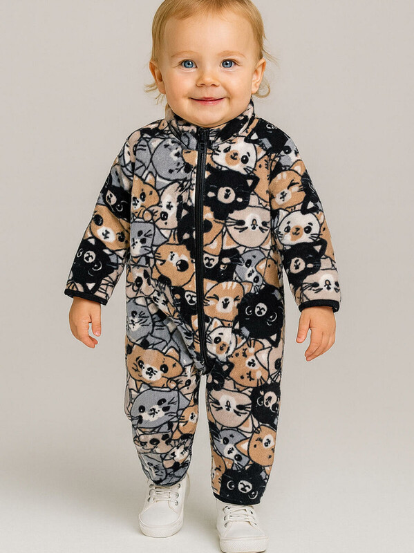 Комбинезон детский трикотажный для девочек