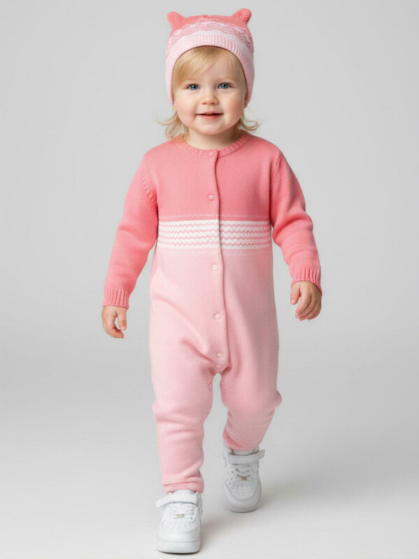 Комбинезон детский трикотажный для девочек