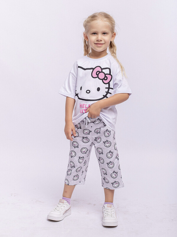 Комплект (футболка ук.брюки) для девочки