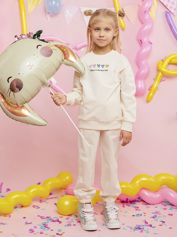 Комплект для девочки джемпер и брюки (008_ДС24)