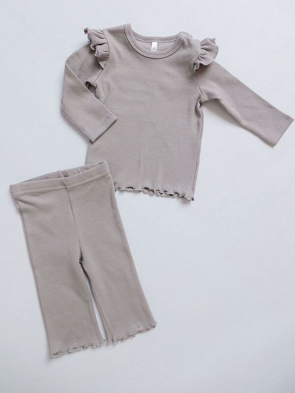 Комплект для девочки (лонгслив и брюки) (019_ОН24)