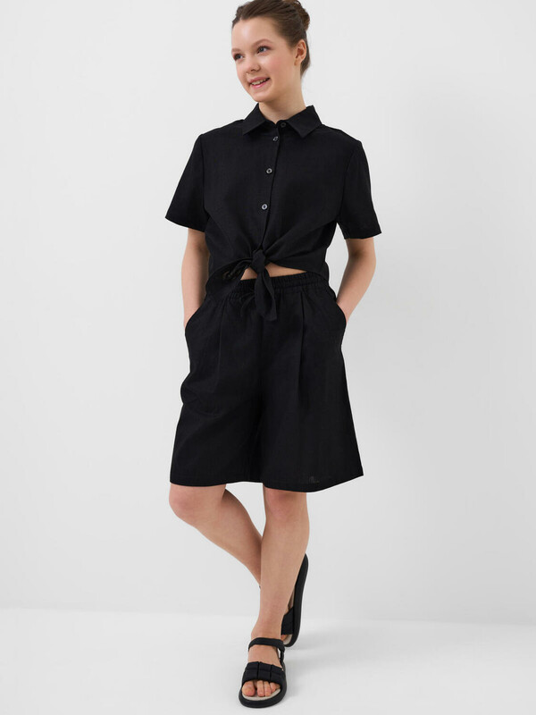 Комплект текстильный для девочек: рубашка, шорты