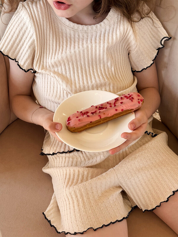 Комплект Mjolk (футболка и шорты ) Шампань