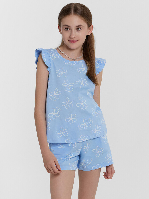 КОМПЛЕКТ ДЛЯ ДЕВОЧЕК (ФУТБОЛКА, ШОРТЫ) 197720