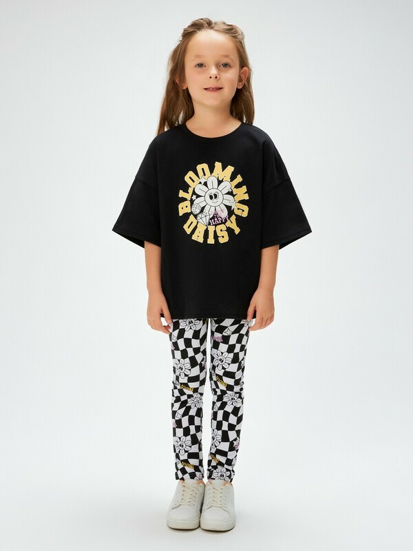 Набор для девочек ((1)футболка и (2)брюки) Evora