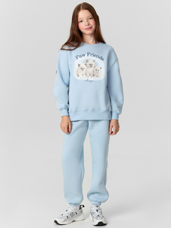 КОМПЛЕКТ ДЛЯ ДЕВОЧЕК (ДЖЕМПЕР, БРЮКИ) 397725